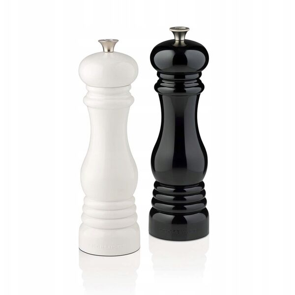 Le Creuset Salt and Pepper Mill Set 21cm Black&White 0630870145848