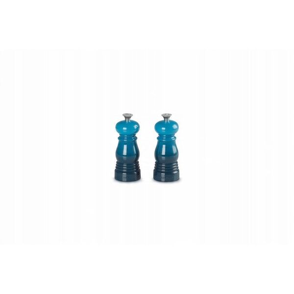 Le Creuset Salt and Pepper Mill Set 11cm Blue 0630870215732