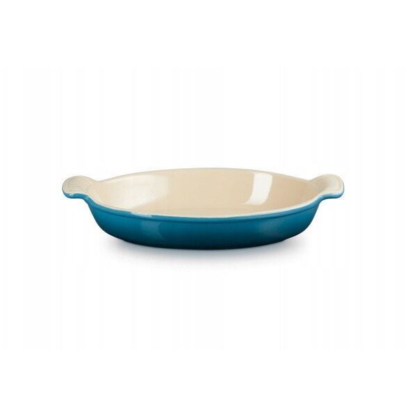 Le Creuset Oval Heritage Stoneware Baking Dish 28cm / 1 6L Blue 0630870319683
