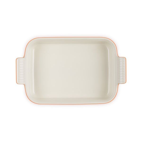 Le Creuset Bakeware rectangular Heritage stoneware 26x19cm / 2 4L orange 0843251102730