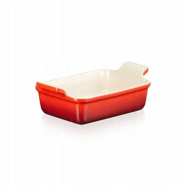 Le Creuset Bakeware rectangular Heritage stoneware 19x14cm / 1 1L orange 0843251102471