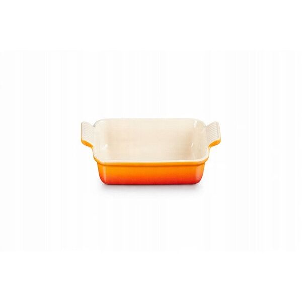 Le Creuset Bakeware rectangular Heritage stoneware 19x14cm / 1 1L orange 0843251102471