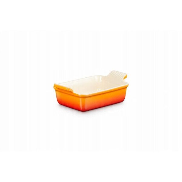 Le Creuset Bakeware rectangular Heritage stoneware 19x14cm / 1 1L orange 0843251102471