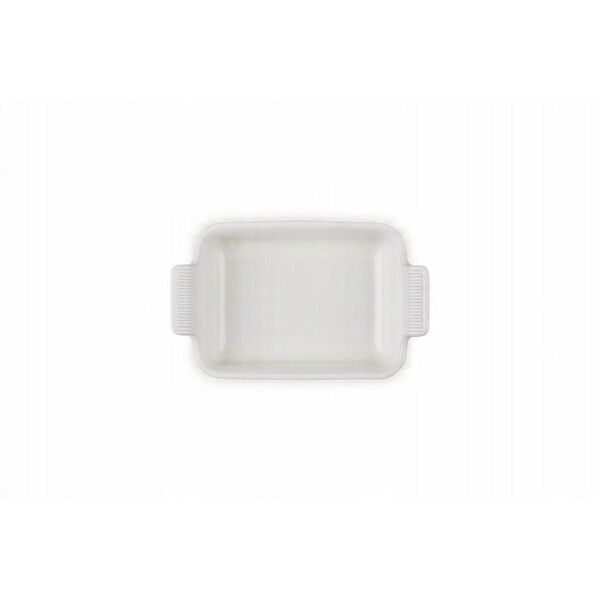 Le Creuset Rectangular Heritage Stoneware Baking Dish 19x14cm / 1 1L White 0843251158119