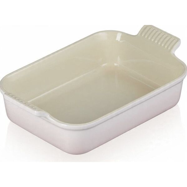 Le Creuset Rectangular Heritage Stoneware Baking Dish 26x19cm / 2 4L White 0843251158126
