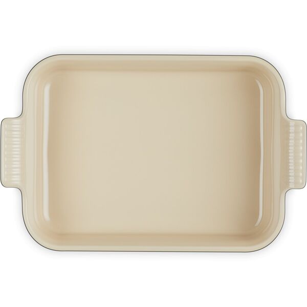 Le Creuset Rectangular Heritage Stoneware Baking Dish 32x24cm / 4L Black 0843251103256