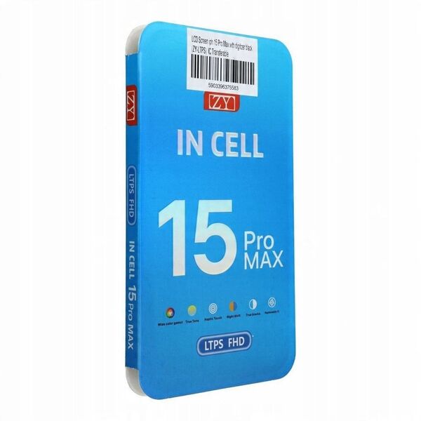 Οθόνη για iPhone 15 Pro Max με μαύρη οθόνη αφής (ZY-LTPS) IC Transferable
