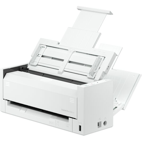 HP Scanjet Pro 4200 s1 - Dokumentenscanner - Duplex - 216 x 5842 mm - 1200 dpi x 1200 dpi - bis zu 40 Seiten/Min. (einfarbig) / bis zu 40 Seiten/Min. (Farbe) - automatischer Dokumenteneinzug (50 Blatter) - bis zu 4500 Scanvorgange/Tag - USB 3.0