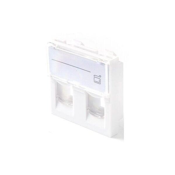 Πρίζα EURO 45x45 - 2 ΘΥΡΕΣ