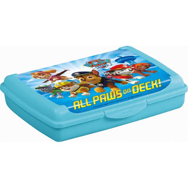 Δοχείο αποθήκευσης τροφίμων deco-click-box mini 0 5L Olek "Paw Patrol" 17x13x3 5cm μπλε 4052396031218