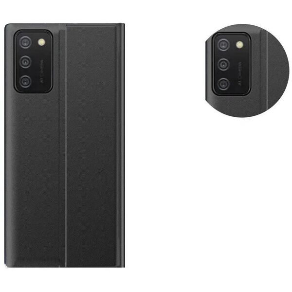New Sleep Case θήκη με καπάκι με λειτουργία βάσης Samsung Galaxy A03s (166,5) μπλε