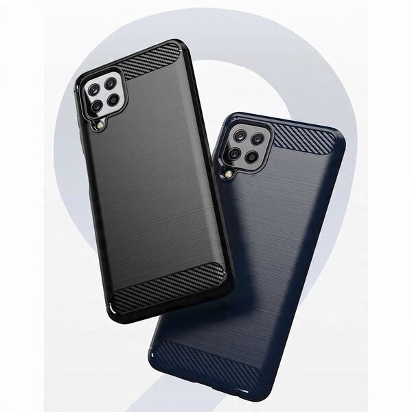 Carbon Case ελαστική θήκη Samsung Galaxy A22 4G μαύρη