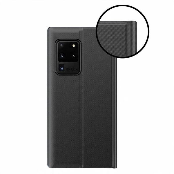 Νέα θήκη Sleep Case pokrowiec etui με καπάκι και λειτουργία βάσης Samsung Galaxy A73 μαύρο