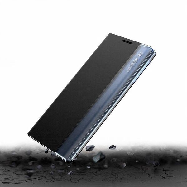 Νέα θήκη Sleep Case pokrowiec etui με καπάκι και λειτουργία βάσης Samsung Galaxy A73 μαύρο