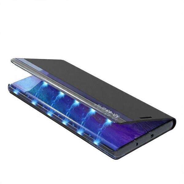 Νέα θήκη Sleep Case pokrowiec etui με καπάκι και λειτουργία βάσης Samsung Galaxy A73 μαύρο