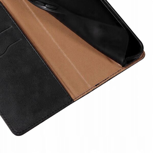 Μαγνητική Θήκη Strap etui για Samsung Galaxy S22+ (S22 Plus) πορτοφόλι κάλυμμα + mini λουράκι κρεμαστό μαύρο