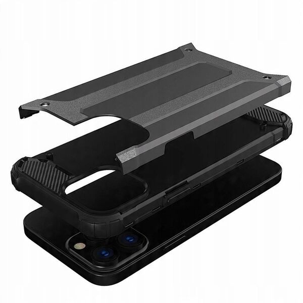 Υβριδική Θήκη Armor για iPhone 14 Pro θωρακισμένη υβριδική θήκη μαύρη