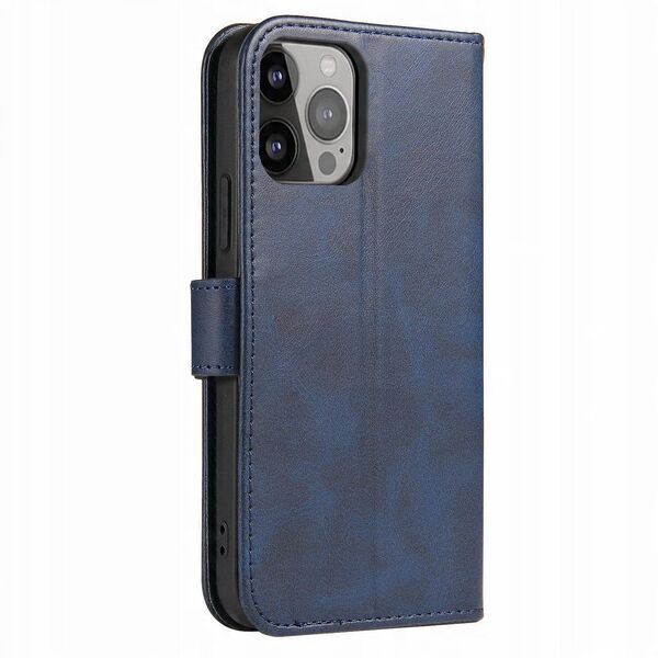 Θήκη Magnet etui Samsung Galaxy S23 Ultra pokrowiec z klapką portfel podstawka niebieskie