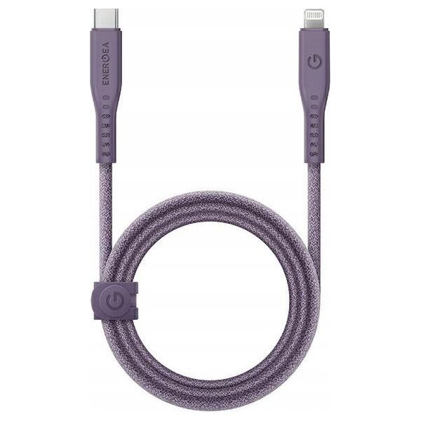 Kabel USB Energea USB-C - Lightning 1.5 m Fioletowy