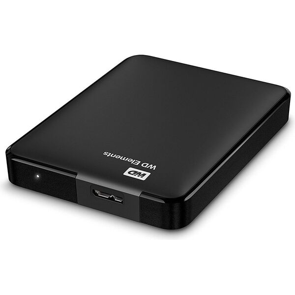 Dysk zewnętrzny HDD WD Elements Portable 4TB Czarno-biały (WDBU6Y0040BBK-WESN)