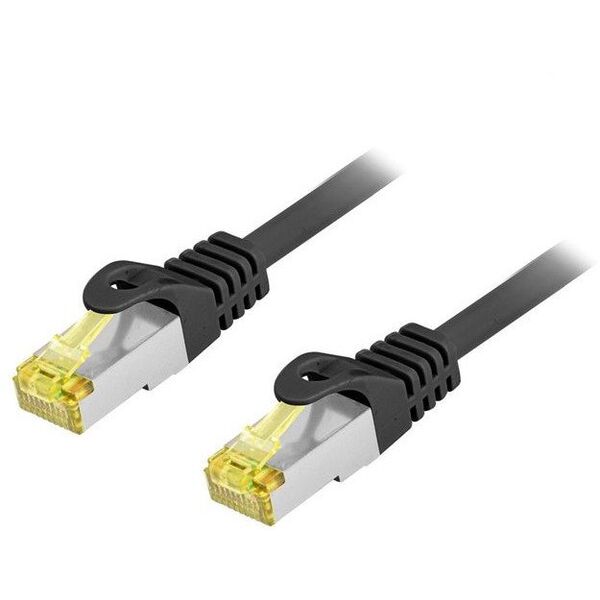 Καλώδιο Patch Equip Cat6A Εξωτερικού Χώρου S/FTP 2xRJ45 1.50m μαύρο LSZH Polybeutel