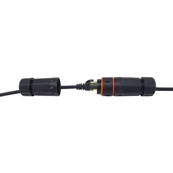 Καλώδιο Patch Equip Cat6A Εξωτερικού Χώρου S/FTP 2xRJ45 1.50m μαύρο LSZH Polybeutel
