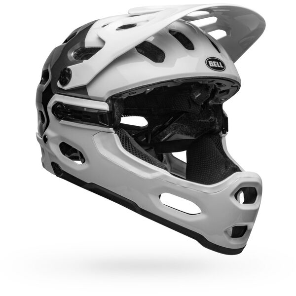 Κράνος full face BELL SUPER 3R MIPS ματ λευκό μαύρο μέγεθος L (58-62 cm) (ΝΕΟ).