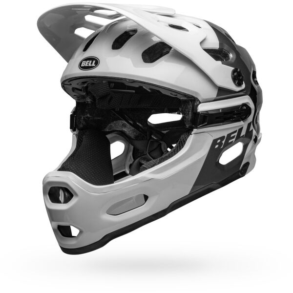 Κράνος full face BELL SUPER 3R MIPS ματ λευκό μαύρο μέγεθος L (58-62 cm) (ΝΕΟ).