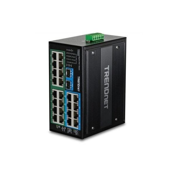 Switch TRENDnet TRENDnet Industrie Switch 26Port Gbit PoE+ Metall DIN-Rail