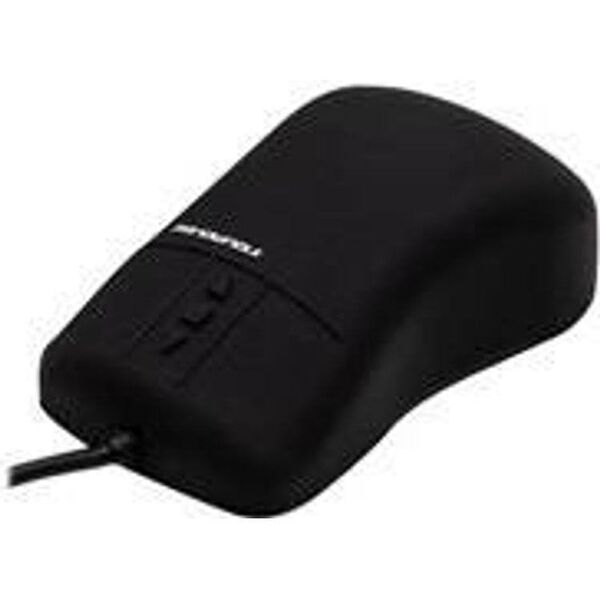 Ποντίκι Gett GETT InduMouse Pro Σιλικόνη Ποντίκι Κύλισης Λέιζερ Λειτουργία Track-On-Glass IP68 αδιάβροχο απολυμαντικό λέιζερ οπτικό USB Χρώμα: μαύρο