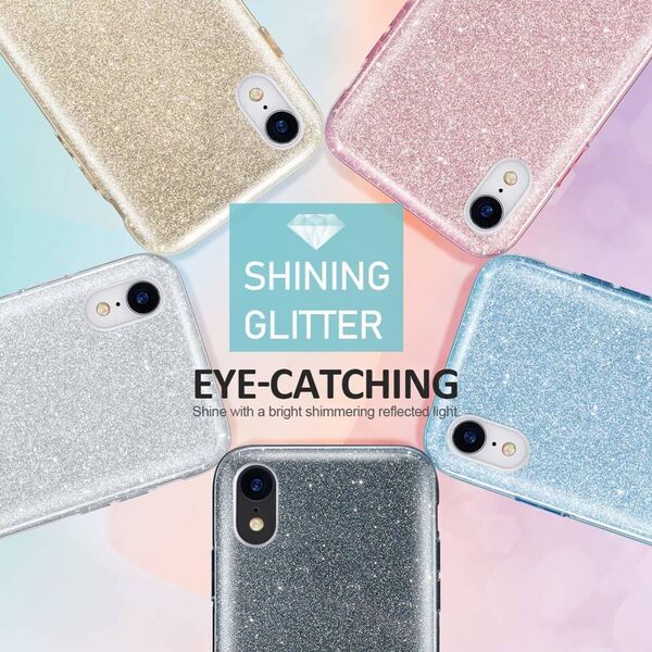 nemo Etui SAMSUNG GALAXY A55 5G Brokat Glitter złote