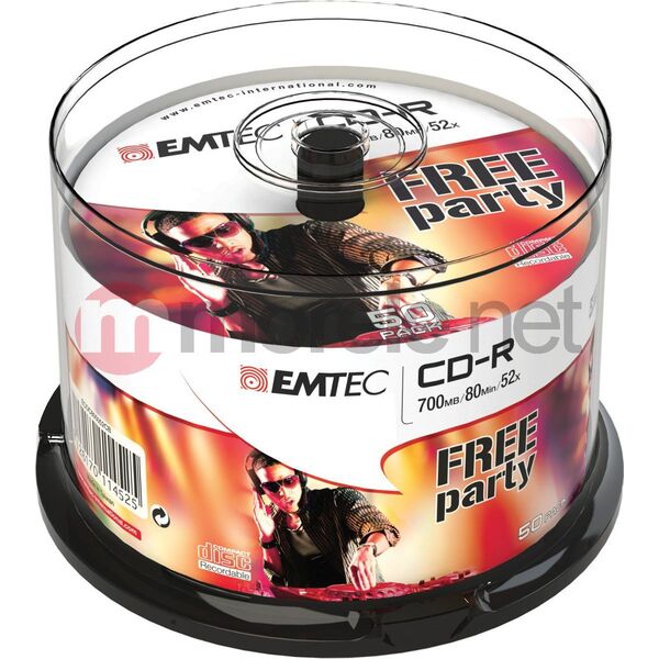 Emtec CD-R 700MB/80Min 52x ECOC805052CB