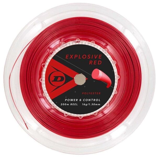 Τενιστική χορδή Dunlop EXPLOSIVE RED 1.25mm 200m PE μονοϊνίδιο κόκκινο