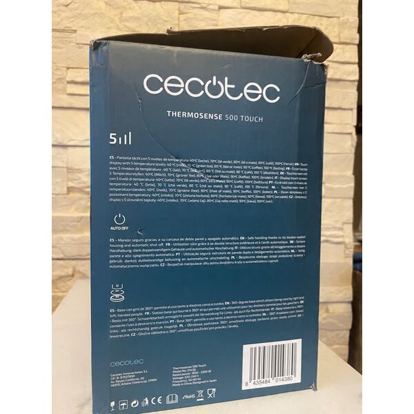 Czajnik elektryczny Cecotec Thermosense 500 Touch