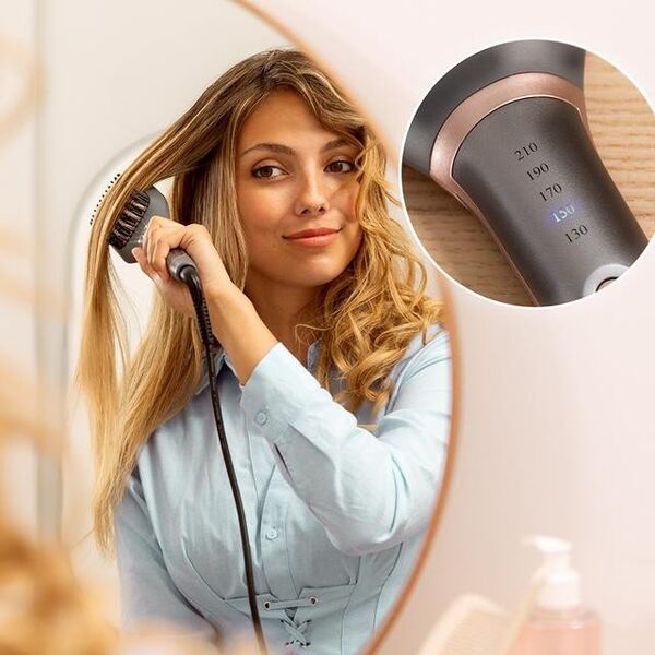 Elektryczna szczotka do włosów Cecotec InstantCare Square Brush