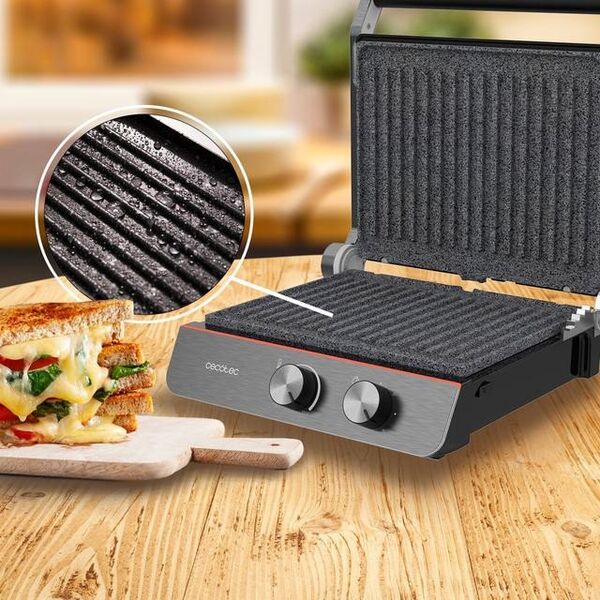 Grill elektryczny Cecotec Rock'nGrill Blaze Neon