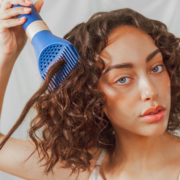 Lokówko-suszarka do włosów Cecotec Bamba CeramicCare 14in1 AirGlam Blue