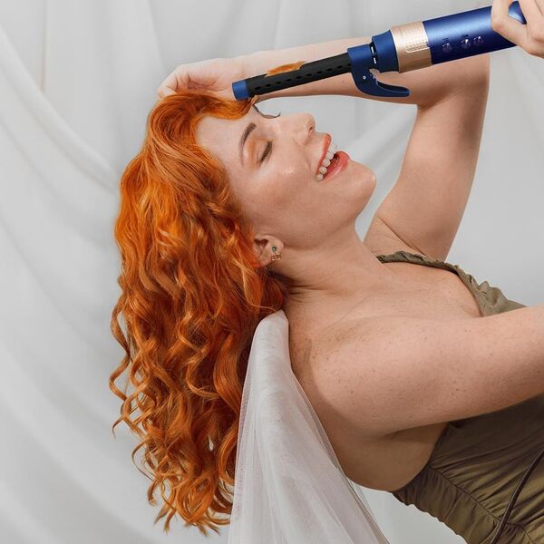 Lokówko-suszarka do włosów Cecotec Bamba CeramicCare 14in1 AirGlam Blue