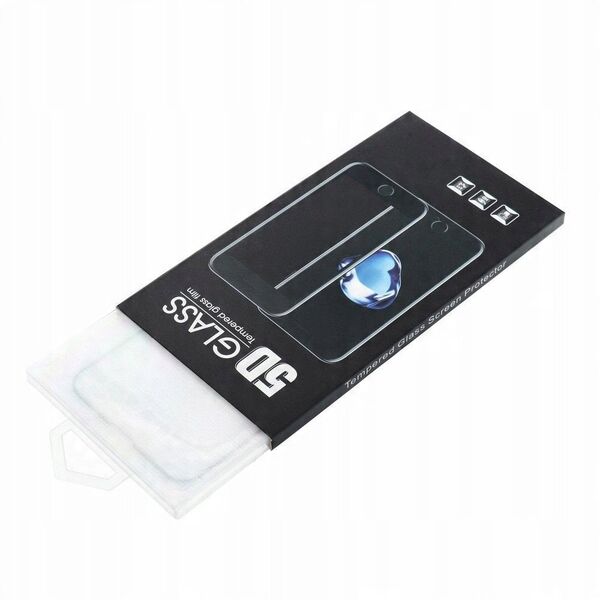 5D Full Glue Tempered Glass - για iPhone 15 / 16 (MATTE) μαύρο