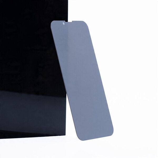 5D Full Glue Tempered Glass - για iPhone 15 / 16 (MATTE) μαύρο