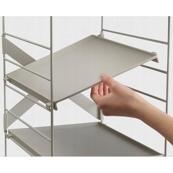 Joseph Joseph Level Plus Large Adjustable Ecru Shoe Rack