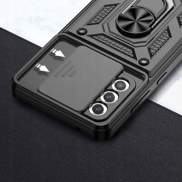 ETUI DEFENDER SLIDE CASE DO SAMSUNG GALAXY S23 CZARNA NAKŁADKA ETUI PLECKI