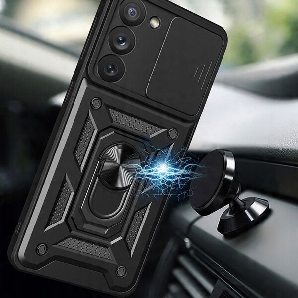ETUI DEFENDER SLIDE CASE DO SAMSUNG GALAXY S23 CZARNA NAKŁADKA ETUI PLECKI