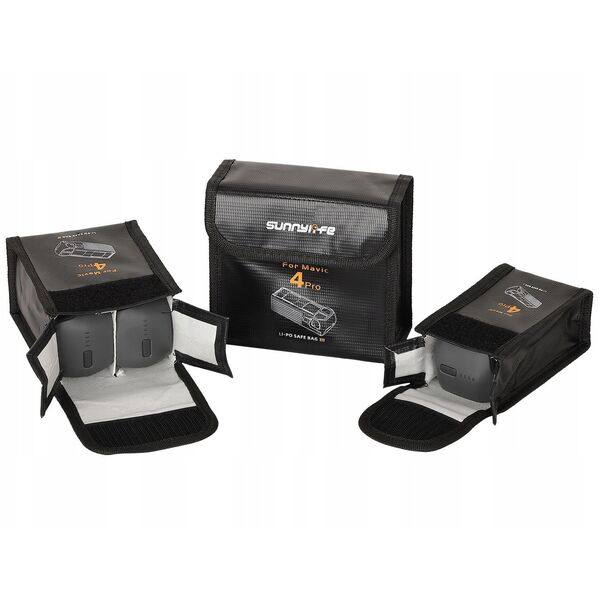 Futerał Etui Pokrowiec 3x Akumulator Bateria Ognioodporny Dji Mavic 4 Pro / M4p-dc011-3