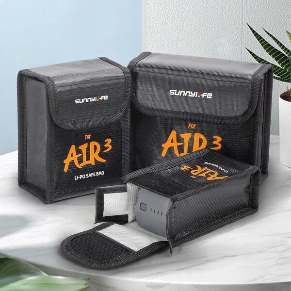 Futerał Etui Pokrowiec 1x Akumulator Bateria Ognioodporny Dji Air 3 / 3s / 3 S / A3-dc597-1
