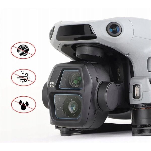 Zestaw Osłon 2x Osłona Szkło Hartowane Na Obiektyw Do Drona Dji Air 3s / Dji Air 3 S / Bhm914