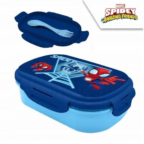 Śniadaniówka Lunchbox Box Dla Dziecka Do Szkoły Spiderman Spidey I Kumple / Sp50100 / Spidey I Super Kumple