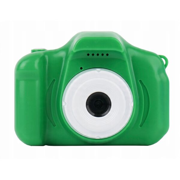 Aparat Cyfrowy 48mp Kamera 1080p Dla Dziecka 5x Gry Mp3 Xrec X2 / Dinozaur Zielony