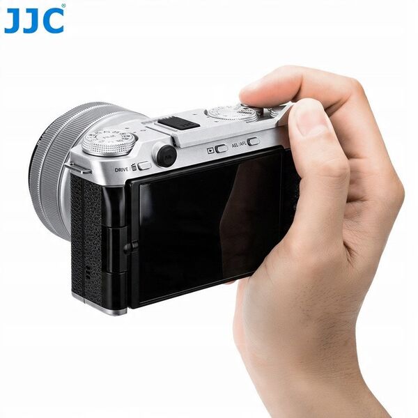 Grip Holder Stabilizator Uchwyt Na Kciuk Palec Do Fuji Fujifilm X-m5 / Xm5 / Ta-xm5 Srebrny