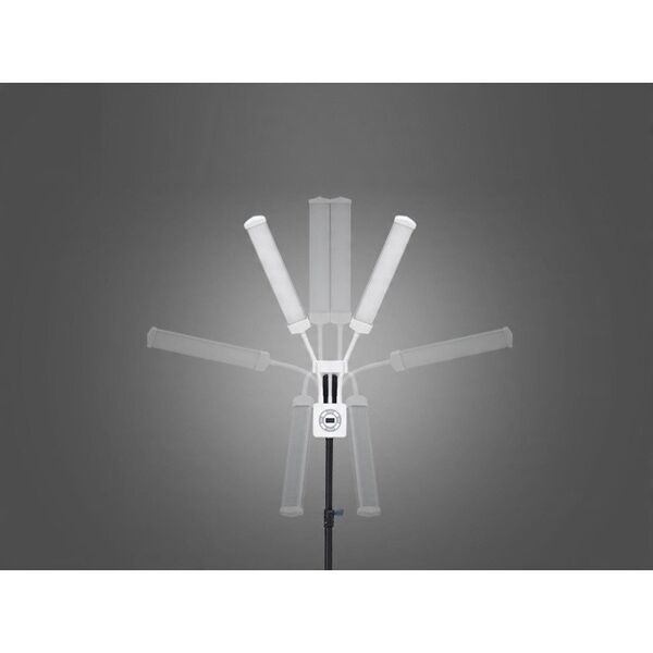 Podwójna Giętka Lampa Led Kosmetyczna Fotograficzna Video 40w + Pilot / M46 / Czarny